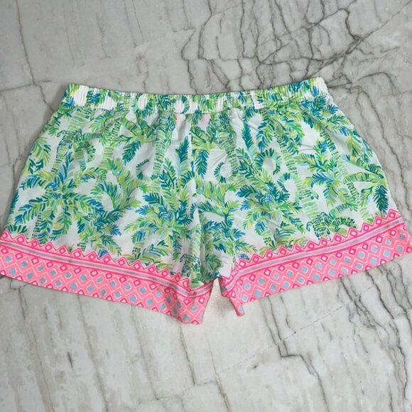 Lilly Pulitzer Fresh Citrus Keep Palm Katia ShortsSize XL - Picture 2 of 5